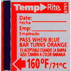 Allpoints 1381259 Label, Temperature, 160F For Taylor Precision Products, L.P.