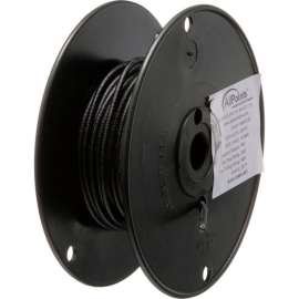 Allpoints 38-1313 High Temperature Wire; #14 Gauge; Stranded SF2; Black; 50' Roll