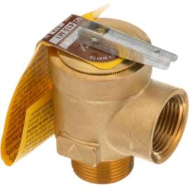 Allpoints 56-1354 15 PSI Bronze Steam Safety Relief Valve - 3/4" NPT, 450 lb./Hour