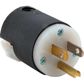 Allpoints 8009724 Hubbell 15A Straightplug (Nema 5-15P)