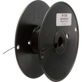 Allpoints 38-1329 High Temperature Wire; #18 Gauge; Stranded PTFE; Black; 50' Roll