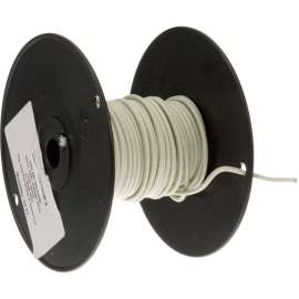 Allpoints 38-1348 High Temperature Wire; #16 Gauge; Stranded SF2; White; 50' Roll