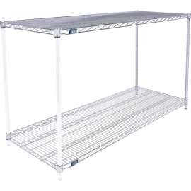 Nexel Shelving Wire Shelving Add-On Unit, 60"W x 21"D x 34"H