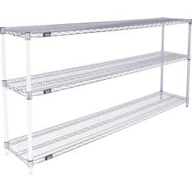 Nexel Shelving Wire Shelving Add-On Unit, 72"W x 14"D x 34"H
