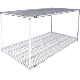 Nexel Shelving Wire Shelving Add-On Unit, 72"W x 36"D x 34"H