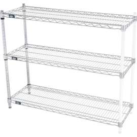 Nexel Shelving Wire Shelving Add-On Unit, 42"W x 14"D x 34"H