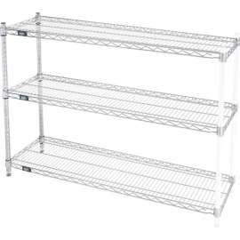 Nexel Shelving Wire Shelving Add-On Unit, 48"W x 14"D x 34"H