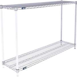 Nexel Shelving Wire Shelving Add-On Unit, 54"W x 14"D x 34"H