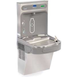 Elkay EZH2O LZS8WSSK Water Bottle Refilling Station W/Filter, Stainless Steel