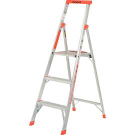 Little Giant Flip-N-Lite Aluminum Platform Step Ladder - 5' - 15273-001