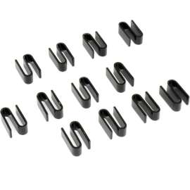 Nexel Black Epoxy S-Hooks (Pkg of 12)