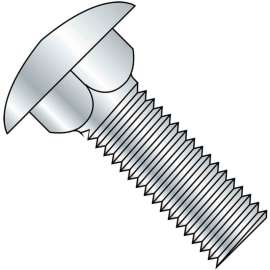 Carriage Bolt - 1/4-20 x 5/8" - Round Head - Steel - Zinc CR+3 - Grade A - FT - A307 - Pkg of 250