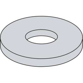 Fender Washer - 1/4" x 1-1/4" - Steel - Zinc CR+3 - Pkg of 100 - BBI P36145