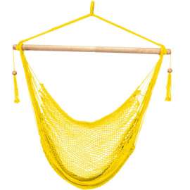 Bliss Island Rope Chair, Yellow