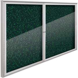Balt Weather Sentinel Outdoor Enclosed Cabinet - 2 Doors - 72"W x 48"H Green