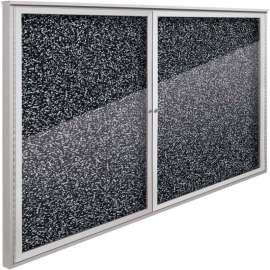 Balt Weather Sentinel Outdoor Enclosed Cabinet - 2 Doors - 72"W x 48"H Black