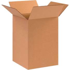 Global Industrial Cardboard Corrugated Boxes, 10"L x 10"W x 14"H, Kraft
