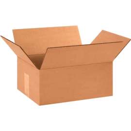 Global Industrial Flat Cardboard Corrugated Boxes, 10"L x 7"W x 3"H, Kraft