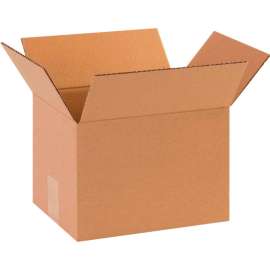 Global Industrial Cardboard Corrugated Boxes, 10"L x 8"W x 7"H, Kraft