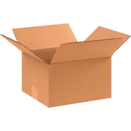 Global Industrial Cardboard Corrugated Boxes, 10"L x 9"W x 6"H, Kraft