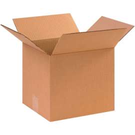 Global Industrial Cardboard Corrugated Boxes, 10"L x 9"W x 9"H, Kraft