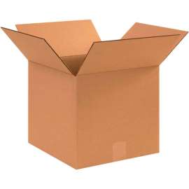 Global Industrial Cardboard Corrugated Boxes, 11"L x 11"W x 10"H, Kraft