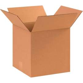 Global Industrial Cube Cardboard Corrugated Boxes, 11"L x 11"W x 11"H, Kraft