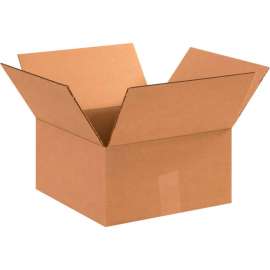 Global Industrial Cardboard Corrugated Boxes, 11"L x 11"W x 6"H, Kraft