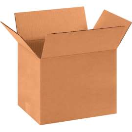 Global Industrial Cardboard Corrugated Boxes, 11-1/4"L x 8-3/4"W x 8-3/4"H, Kraft