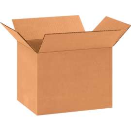 Global Industrial Cardboard Corrugated Boxes, 11"L x 8"W x 8"H, Kraft