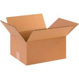 Global Industrial Cardboard Corrugated Boxes, 12"L x 10"W x 6"H, Kraft