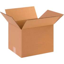 Global Industrial Cardboard Corrugated Boxes, 12"L x 10"W x 9"H, Kraft