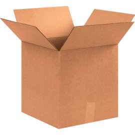 Global Industrial Cardboard Corrugated Boxes, 12-3/4"L x 12-3/4"W x 13-1/2"H, Kraft