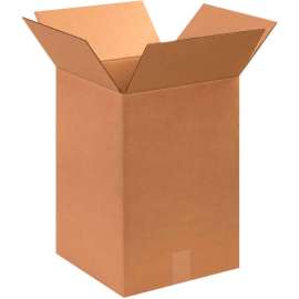 Global Industrial Cardboard Corrugated Boxes, 12"L x 12"W x 18"H, Kraft