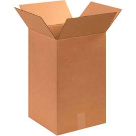 Global Industrial Cardboard Corrugated Boxes, 12"L x 12"W x 20"H, Kraft