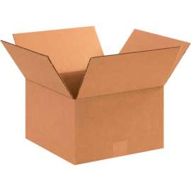 Global Industrial Cardboard Corrugated Boxes, 12"L x 12"W x 7"H, Kraft