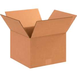 Global Industrial Cardboard Corrugated Boxes, 12"L x 12"W x 8"H, Kraft