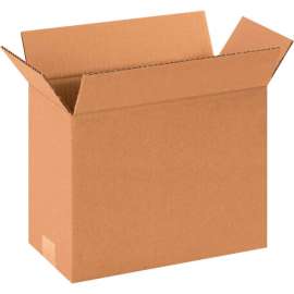 Global Industrial Cardboard Corrugated Boxes, 12"L x 6"W x 12"H, Kraft
