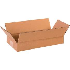 Global Industrial Long Cardboard Corrugated Boxes, 12"L x 6"W x 2"H, Kraft