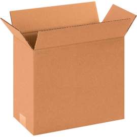 Global Industrial Cardboard Corrugated Boxes, 12"L x 6"W x 8"H, Kraft