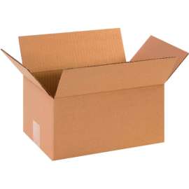 Global Industrial Cardboard Corrugated Boxes, 12"L x 8"W x 6"H, Kraft