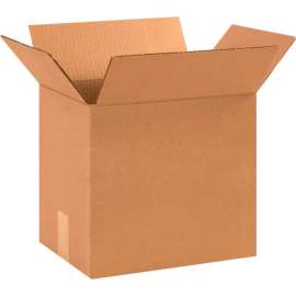 Global Industrial Cardboard Corrugated Boxes, 12"L x 9"W x 10"H, Kraft