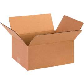 Global Industrial Cardboard Corrugated Boxes, 13"L x 10"W x 6"H, Kraft