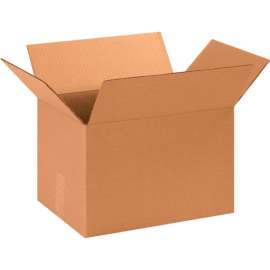 Global Industrial Cardboard Corrugated Boxes, 13-3/4"L x 10-1/4"W x 9-1/8"H, Kraft