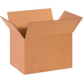 Global Industrial Cardboard Corrugated Boxes, 13"L x 10"W x 9"H, Kraft