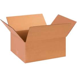 Global Industrial Cardboard Corrugated Boxes, 13"L x 11"W x 6"H, Kraft