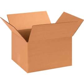 Global Industrial Cardboard Corrugated Boxes, 13"L x 11"W x 8"H, Kraft
