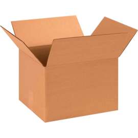 Global Industrial Cardboard Corrugated Boxes, 13"L x 11"W x 9"H, Kraft