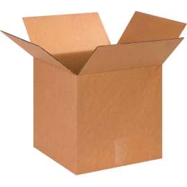 Global Industrial Cube Cardboard Corrugated Boxes, 13"L x 13"W x 13"H, Kraft