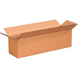 Global Industrial Long Cardboard Corrugated Boxes, 14"L x 3"W x 3"H, Kraft